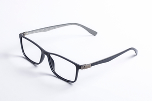 ÓCULOS DE GRAU M LUX MASCULINO CINZA EM ACETATO
